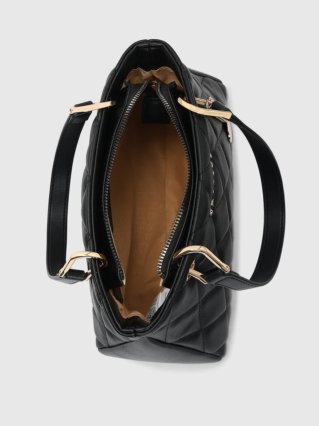 Caprese Stacey Small Black Satchel Bag - Image 15