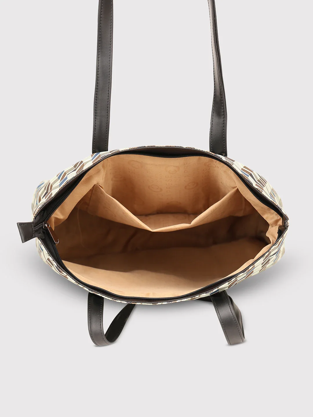 Caprese Susan Large Beige Tote Bag - Image 7