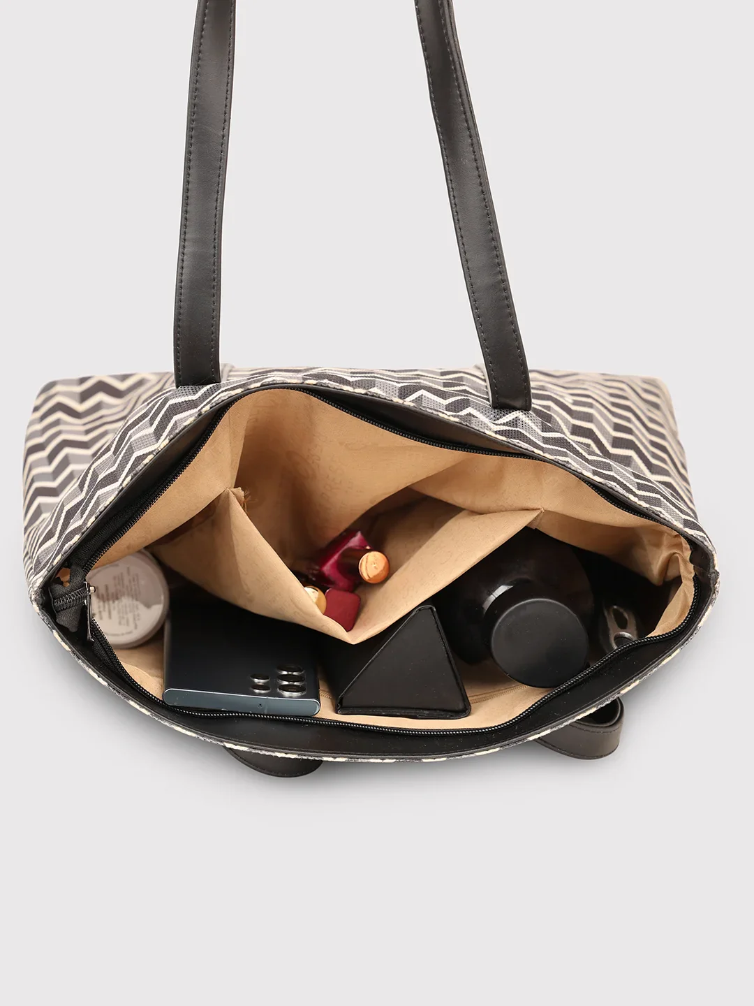 Caprese Susan Large Black Tote Bag - Image 9