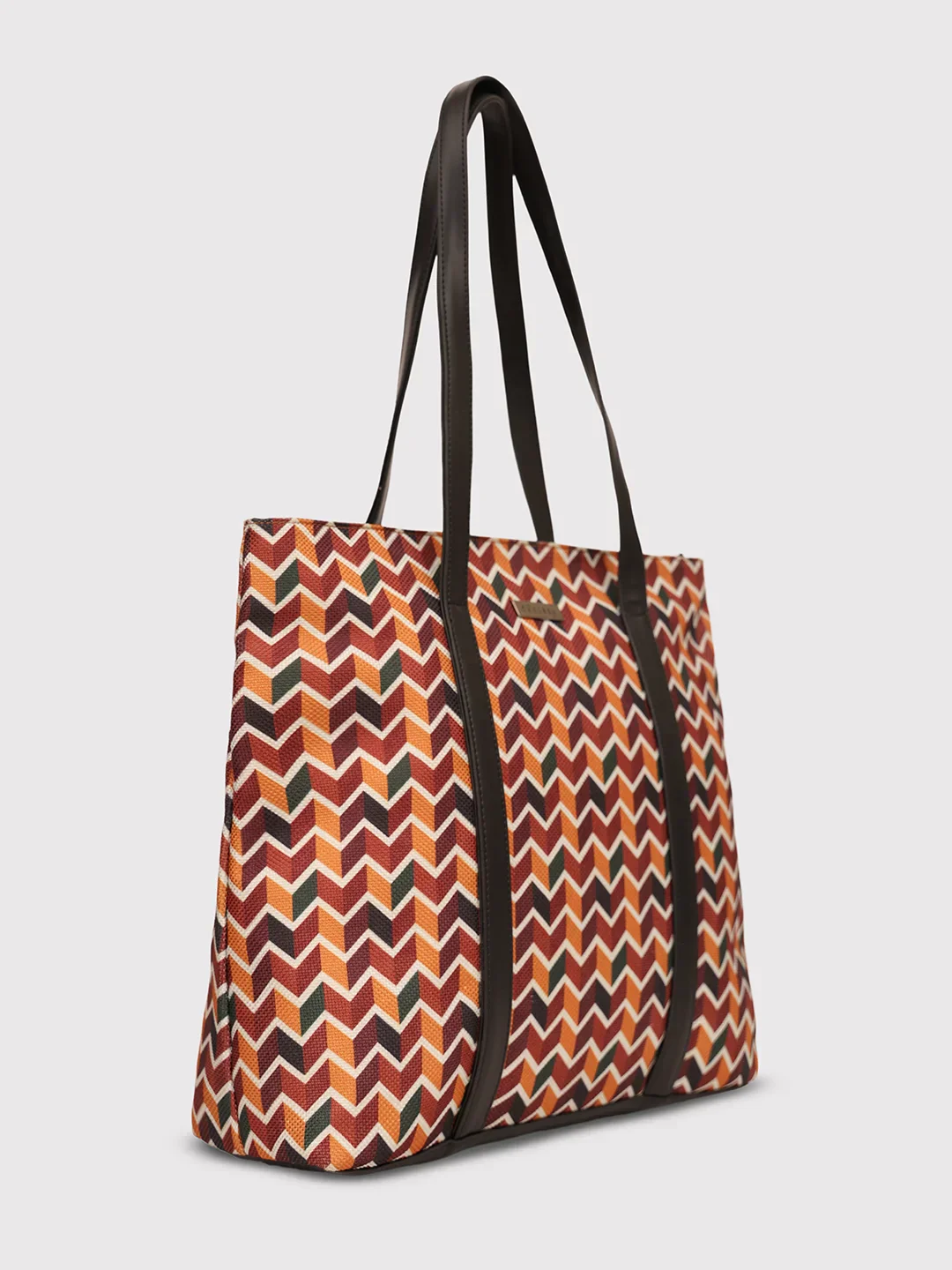 Caprese Susan Large Orange Tote Bag - Image 4