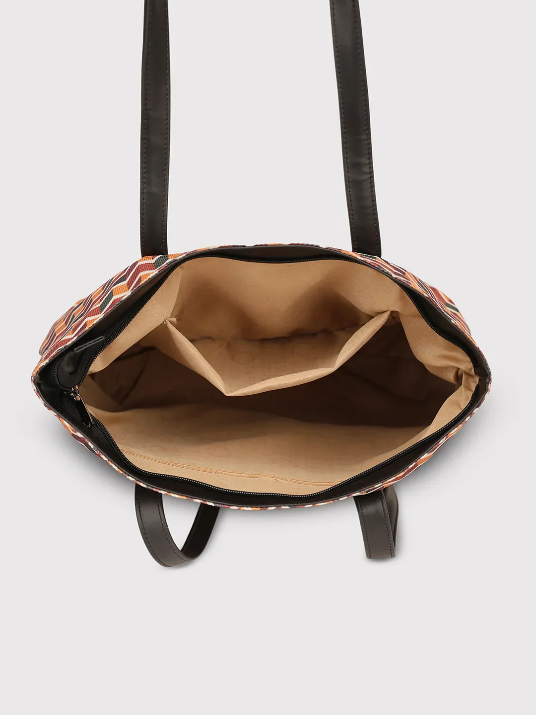 Caprese Susan Large Orange Tote Bag - Image 8