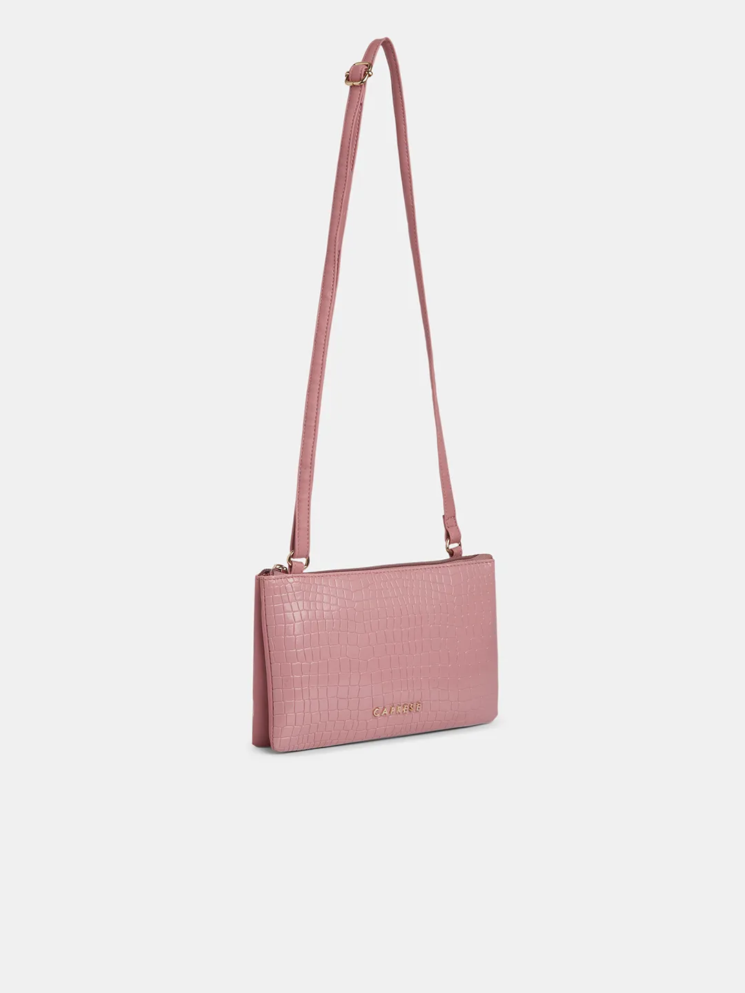 Caprese Suzie Small Powder Pink Sling Bag - Image 3