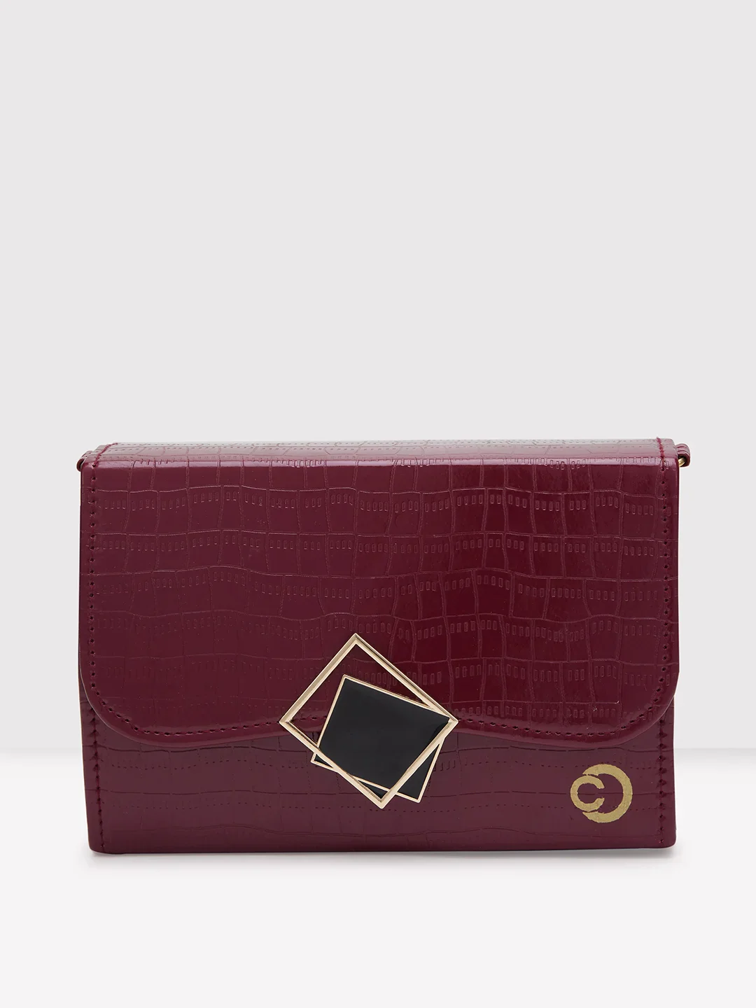 Caprese Sylvie Medium Maroon Sling Bag - Image 5