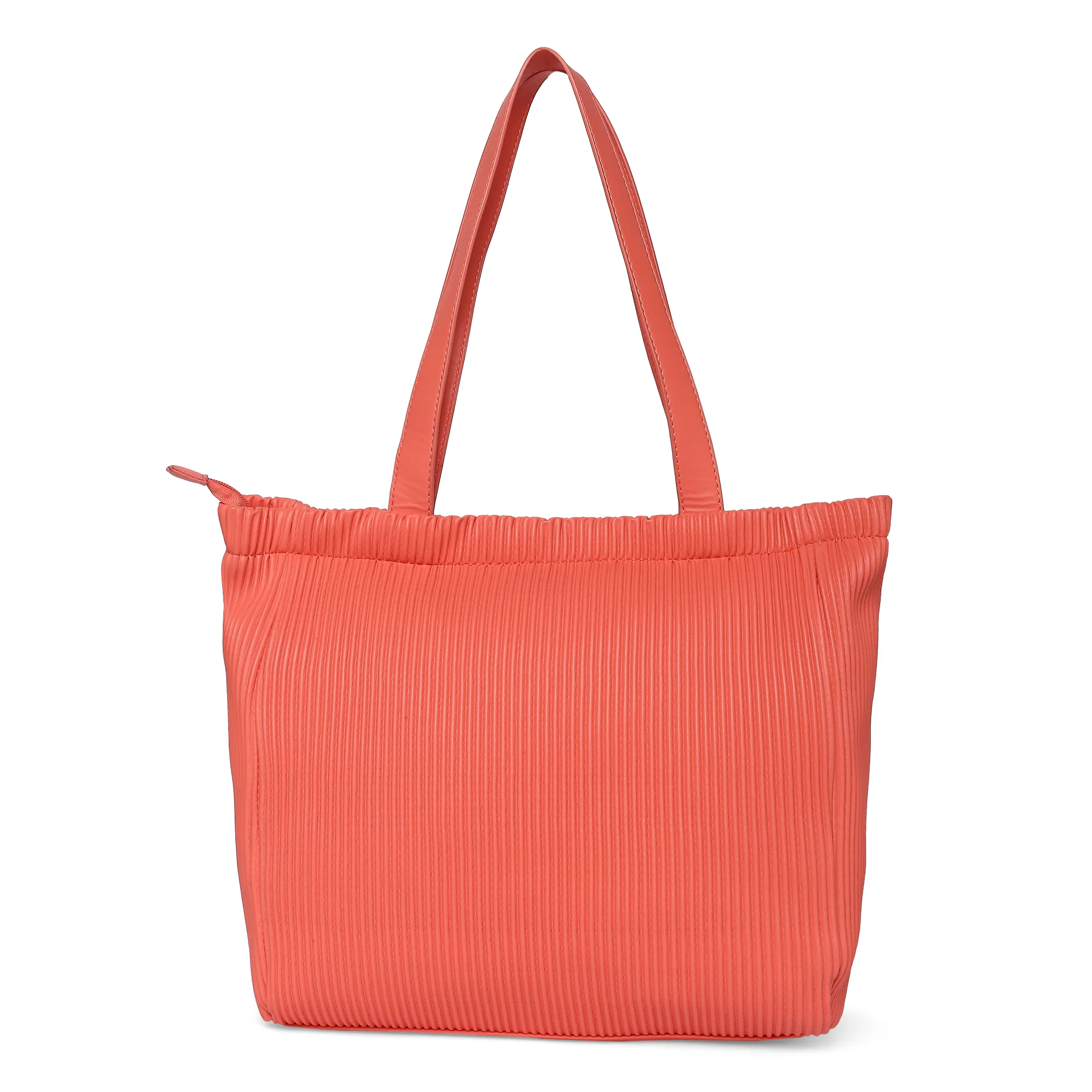 Caprese Symona Large Coral Tote Bag - Image 4