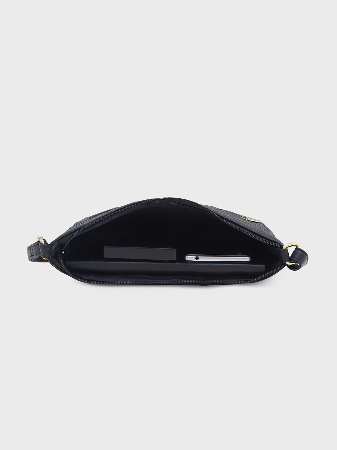 Caprese Syra Small Black Sling Bag - Image 8