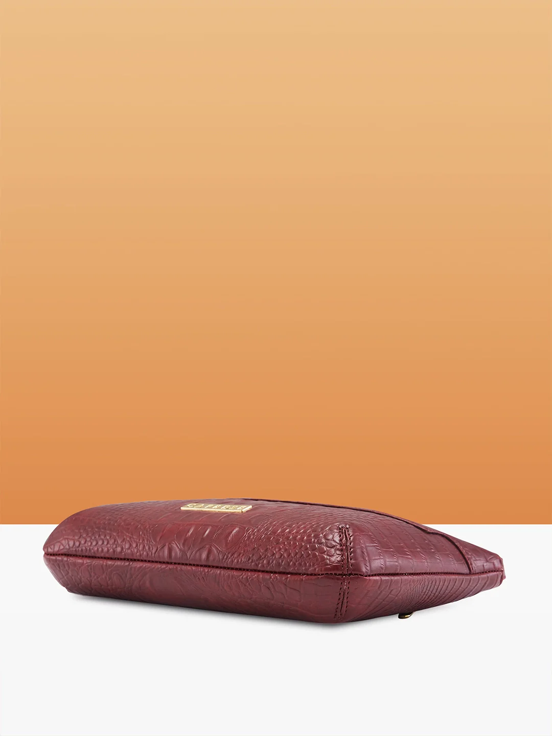 Caprese Syra Small Maroon Sling Bag - Image 5