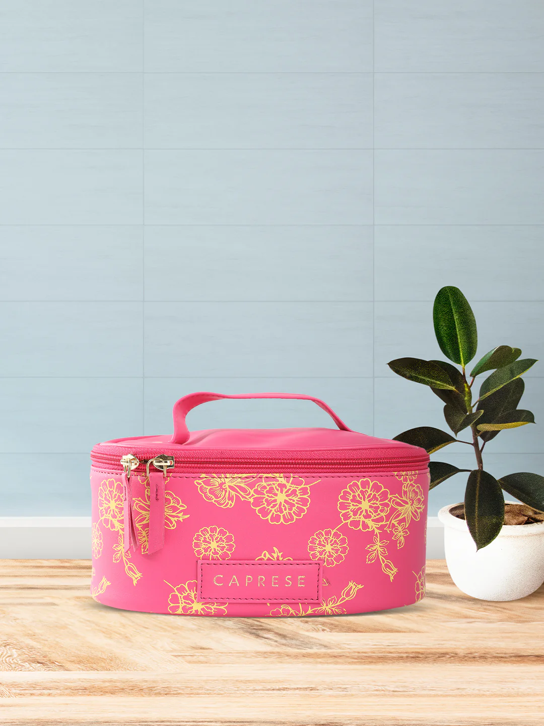 Caprese Teresa Small Fuchsia Vanity Case - Image 2