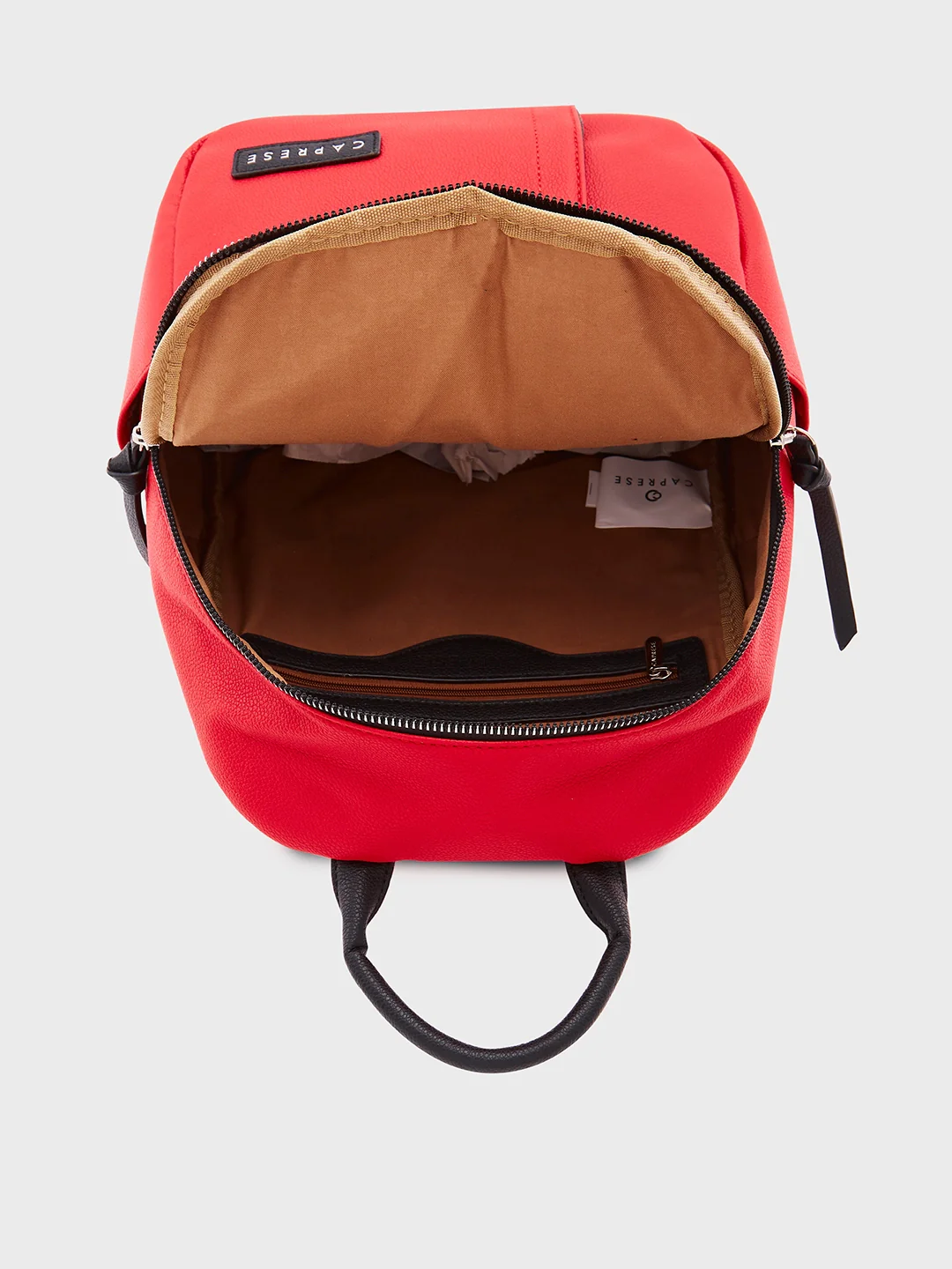 Caprese Tia Medium Red Backpack - Image 4