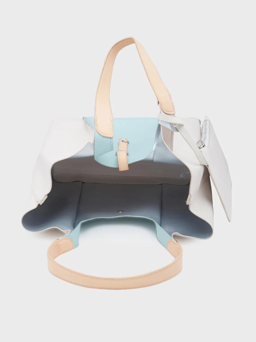 Caprese Tiera Large Beige Hobo Bag - Image 10