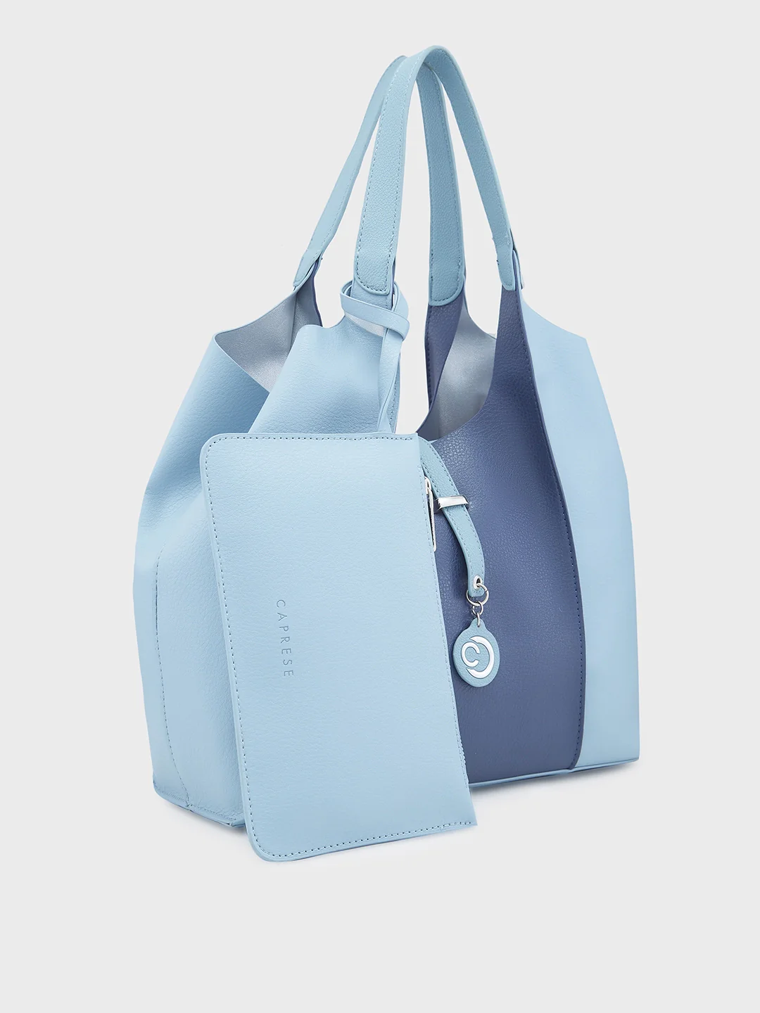 Caprese Tiera Large Powder Blue Hobo Bag - Image 9