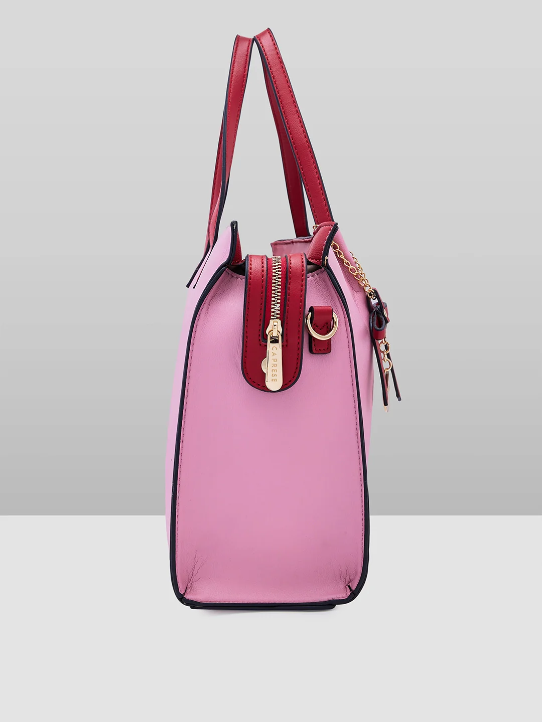 Caprese Tiera Large Blush Satchel Bag - Image 11