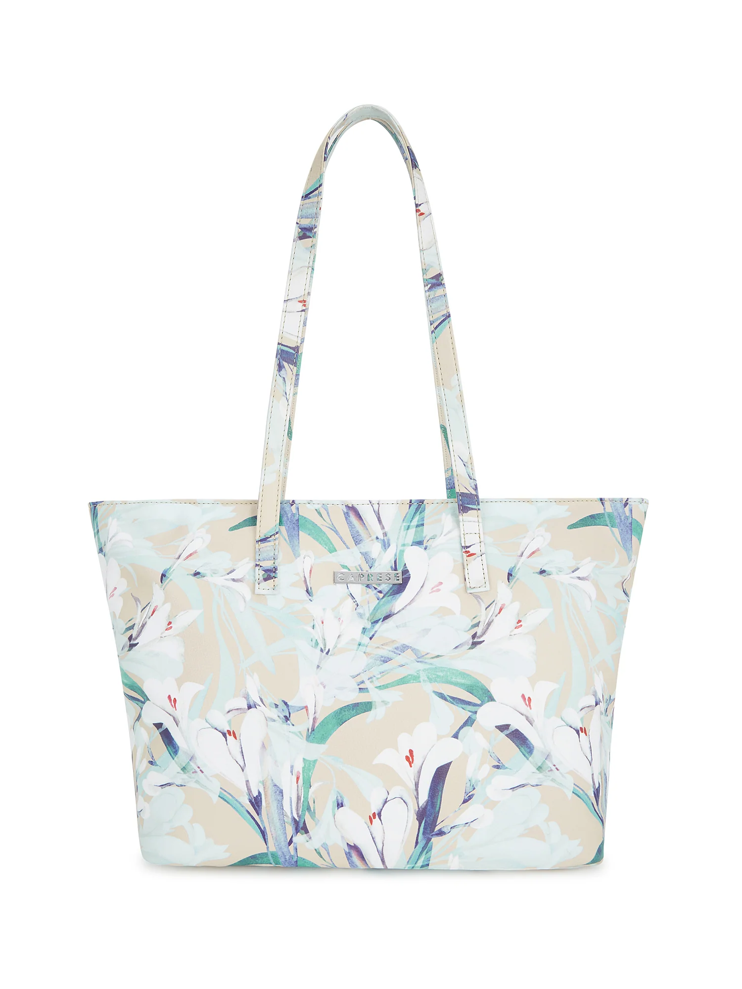 Caprese Tiffany Large Beige Tote Bag