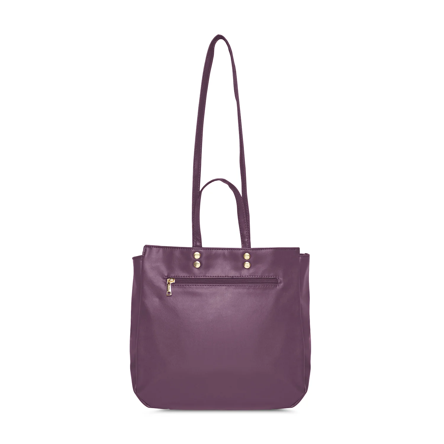 Caprese Tio Large Plum Tote Bag - Image 4