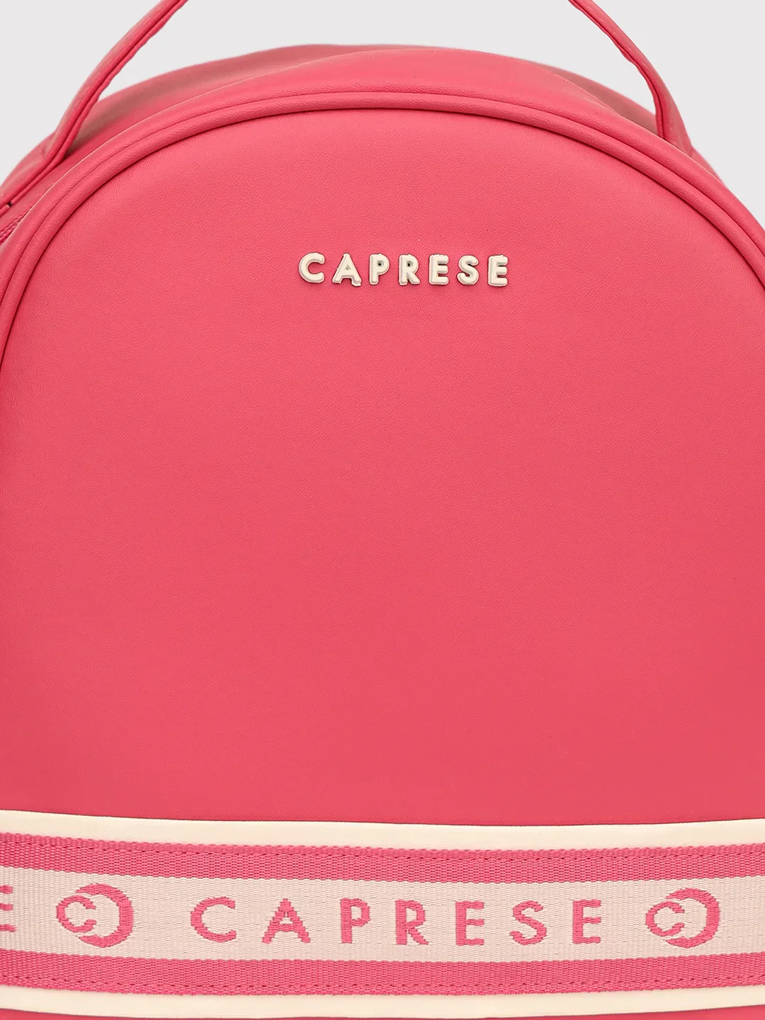 Caprese Trinity Medium Fuchsia Backpack - Image 3