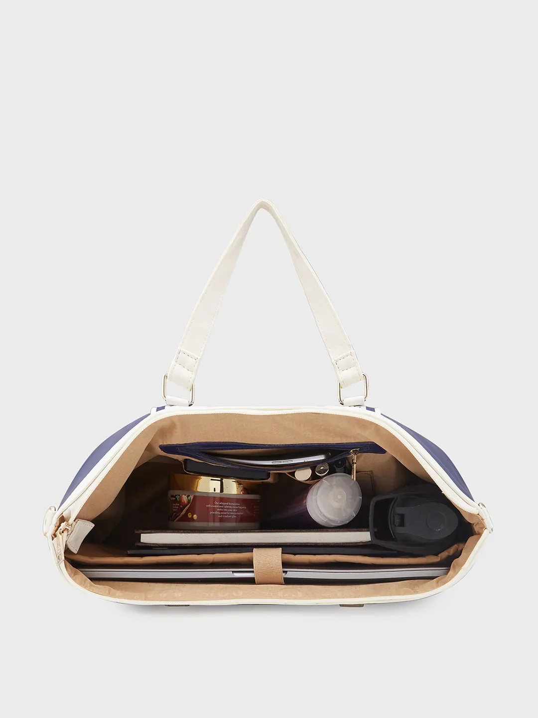 Caprese Trinity Large Navy Laptop Bag - Image 12