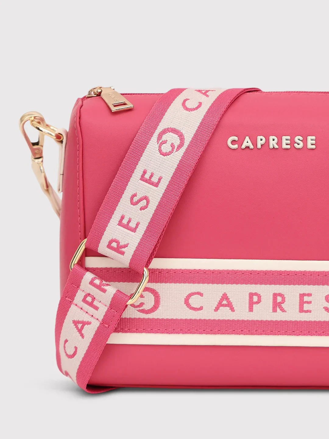 Caprese Trinity Medium Fuchsia Sling Bag - Image 3