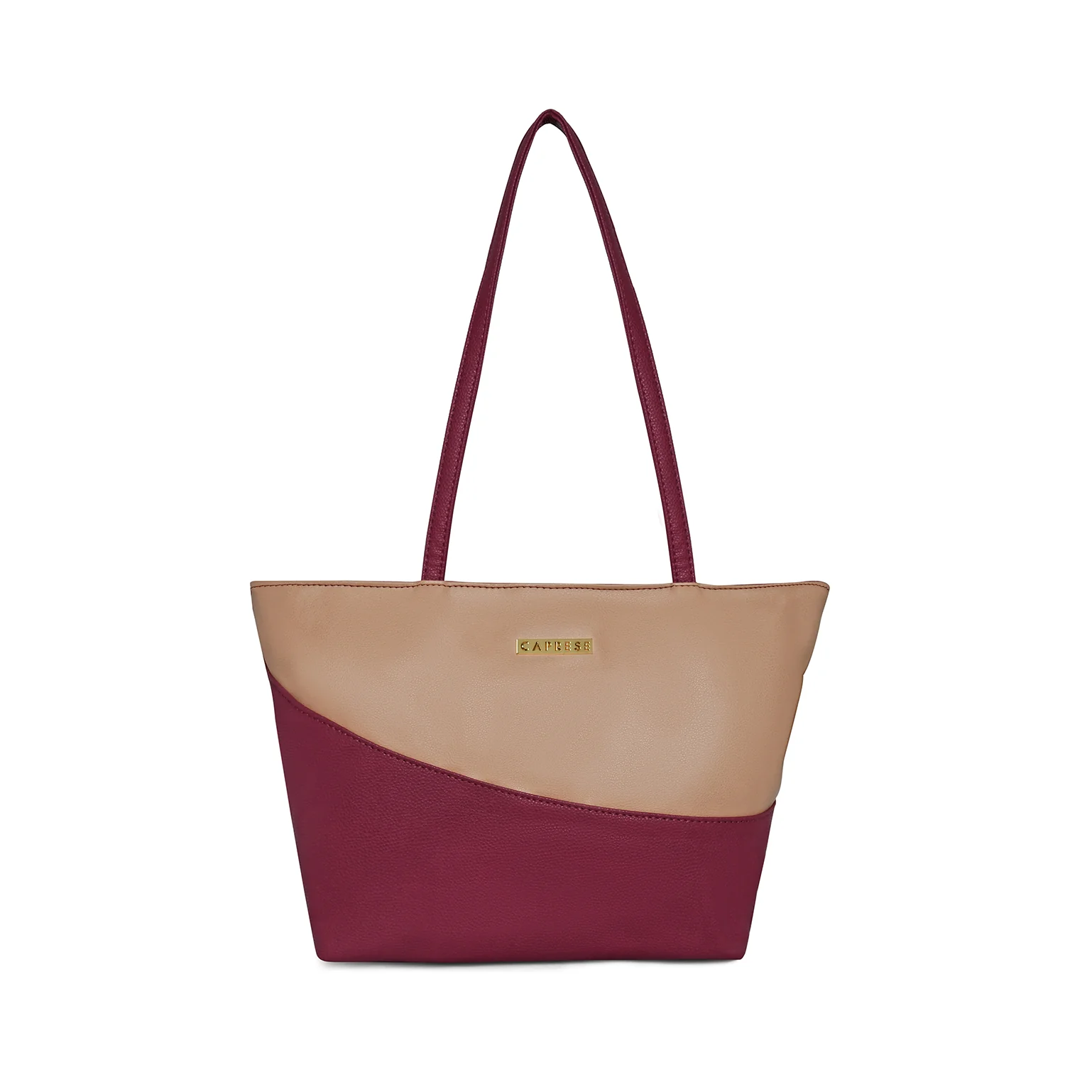 Caprese Tryst Large Red Satchel Bag
