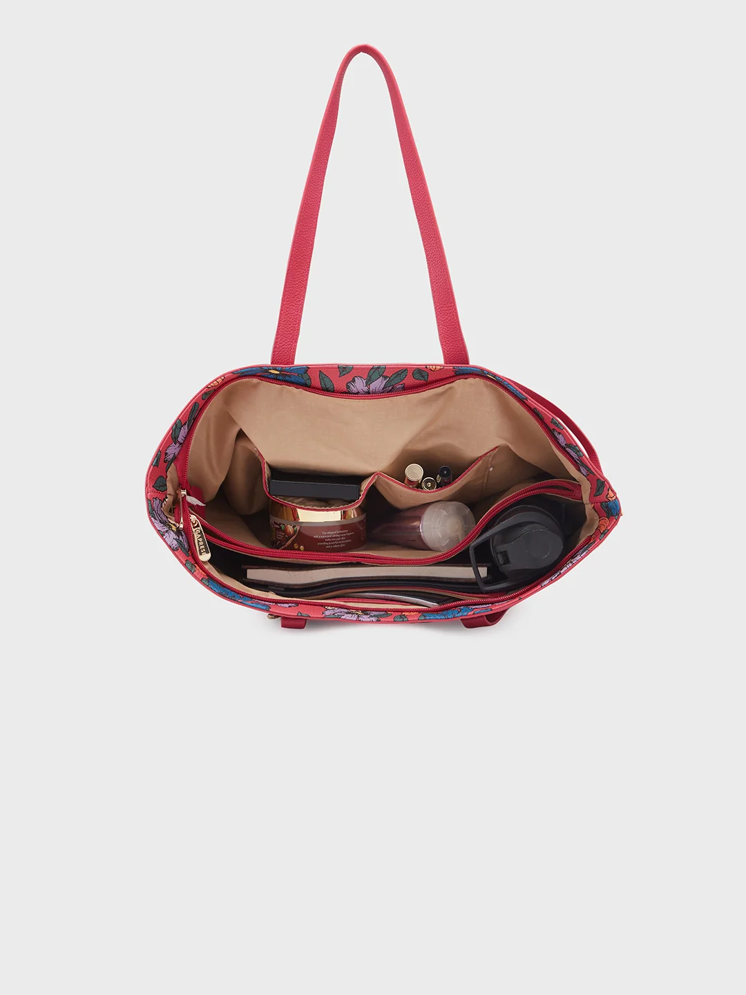 Caprese Vanessa Large Fuchsia Tote Bag - Image 4
