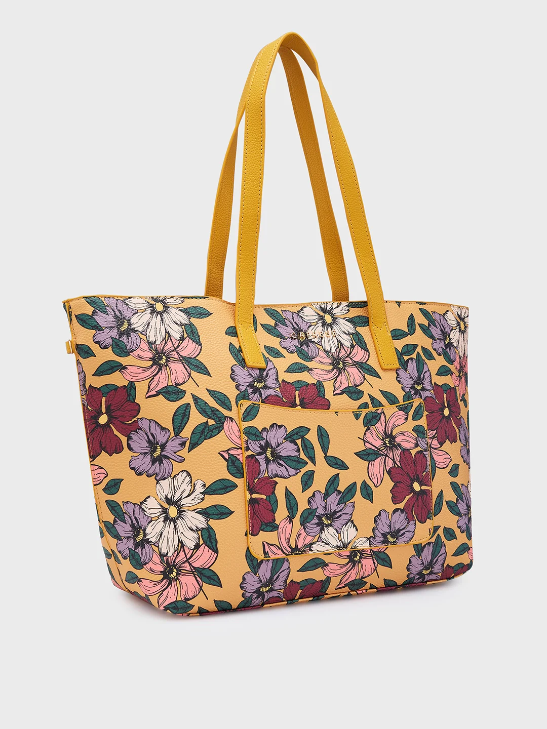 Caprese Vanessa Large Yellow Tote Bag - Image 6