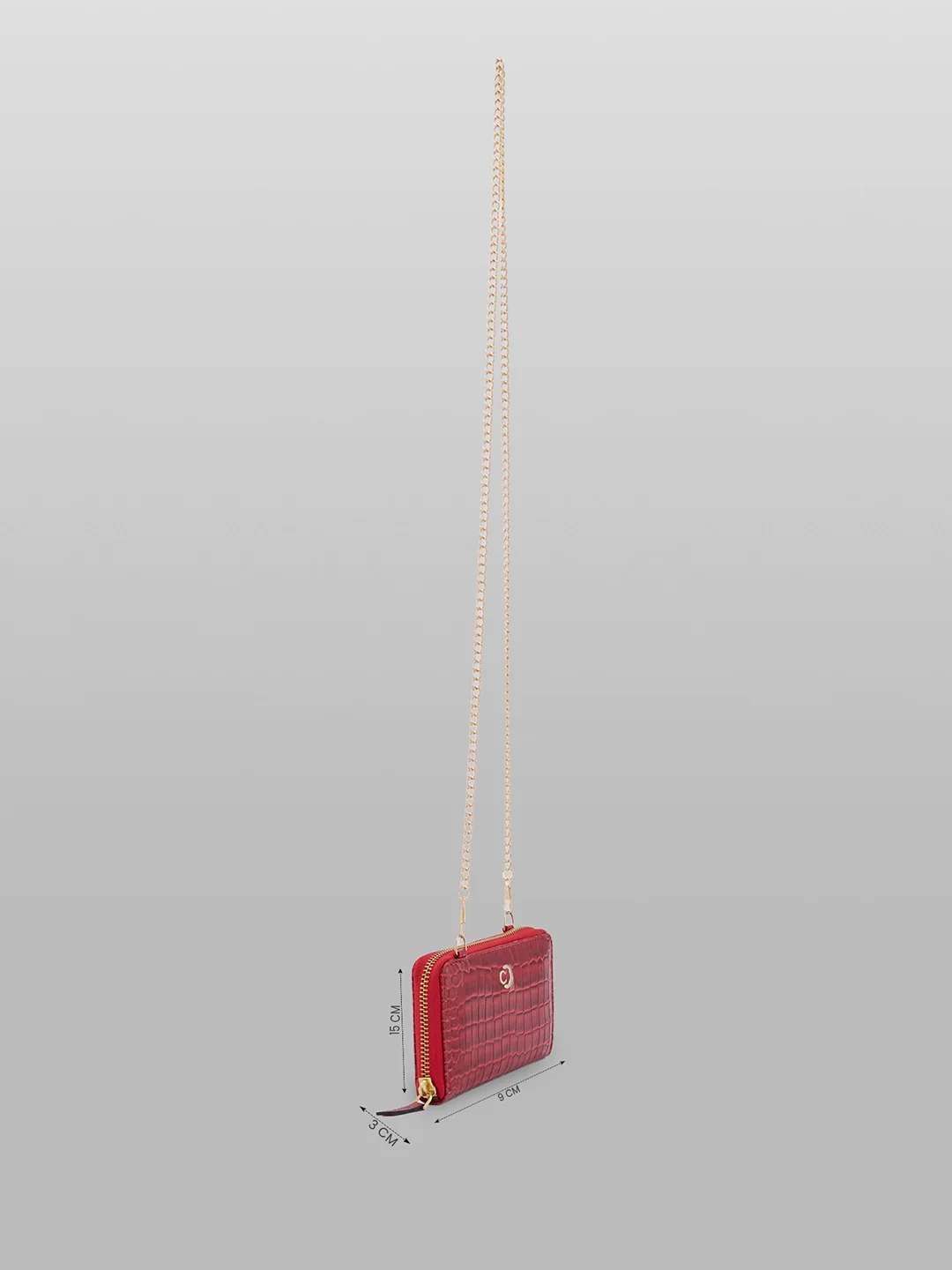 Caprese Vega Small Red Sling Wallet - Image 7