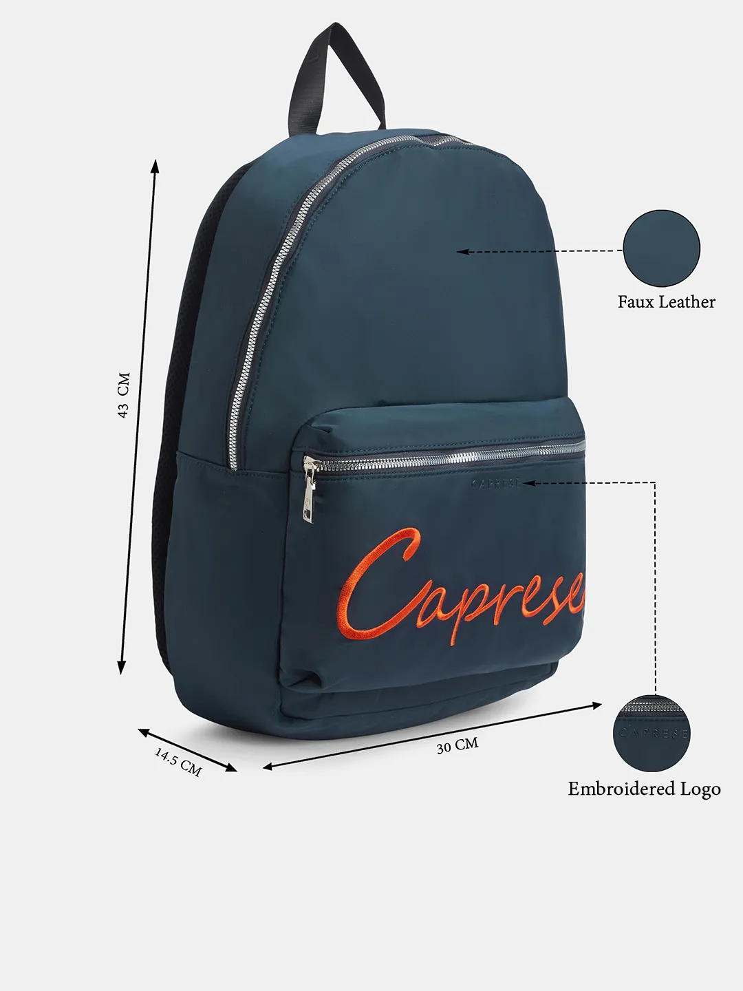 Caprese Venus Large Navy Laptop Backpack - Image 8