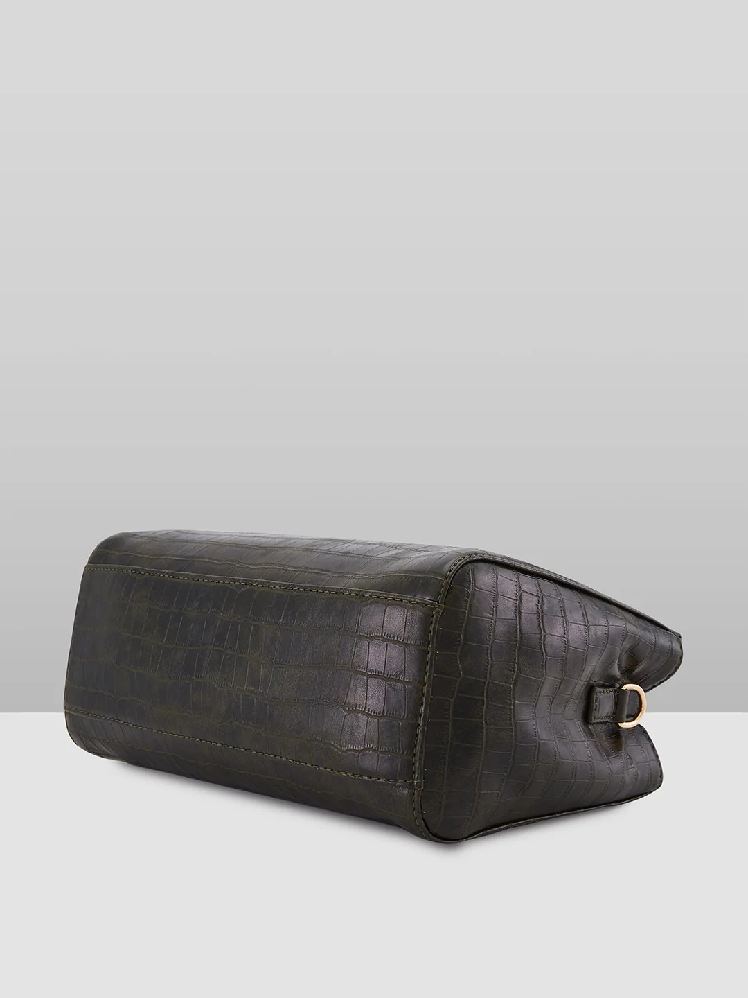 Caprese Verona Small Dark Green Satchel Bag - Image 8