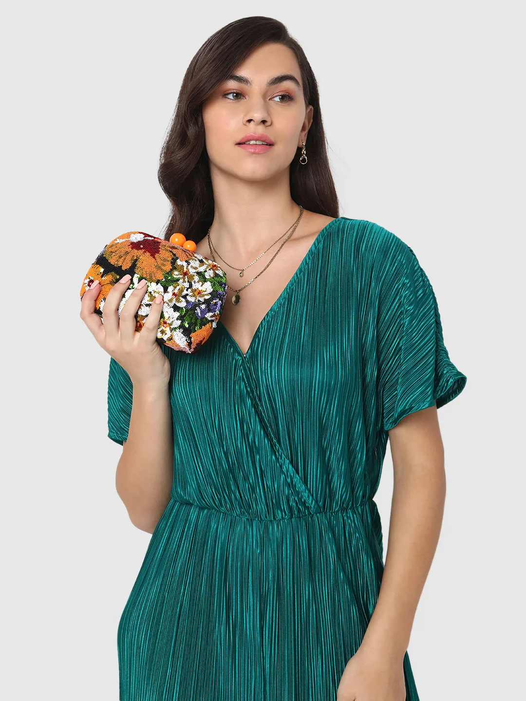 Caprese Victoria Small Black Clutch - Image 3