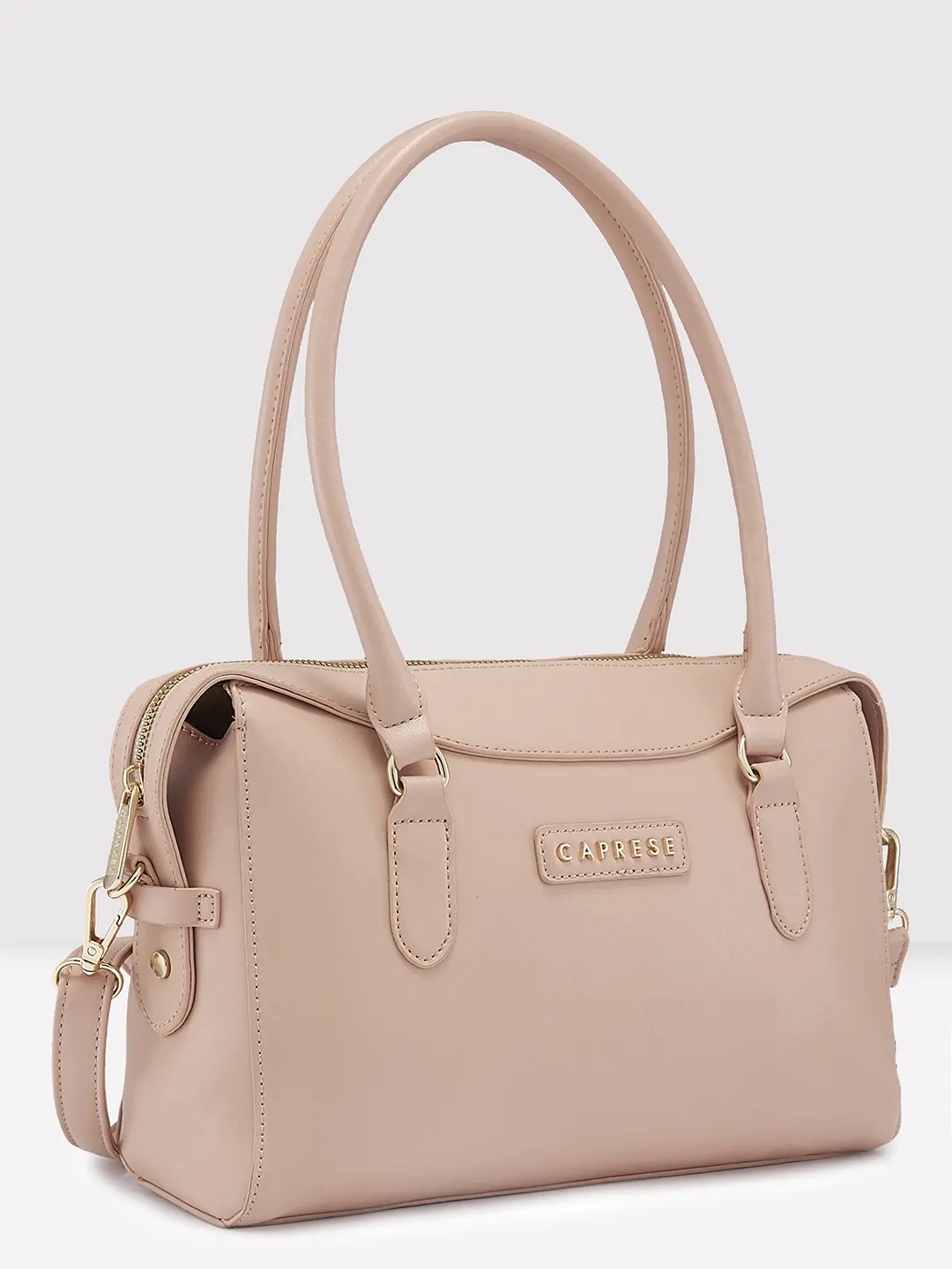 Caprese Vienna Small Salmon Satchel Bag - Image 5