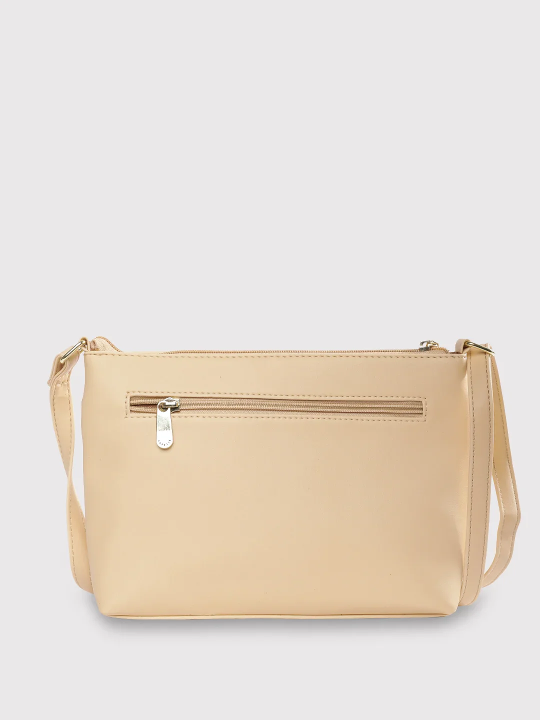 Caprese Vilano Small Beige Sling Bag - Image 4