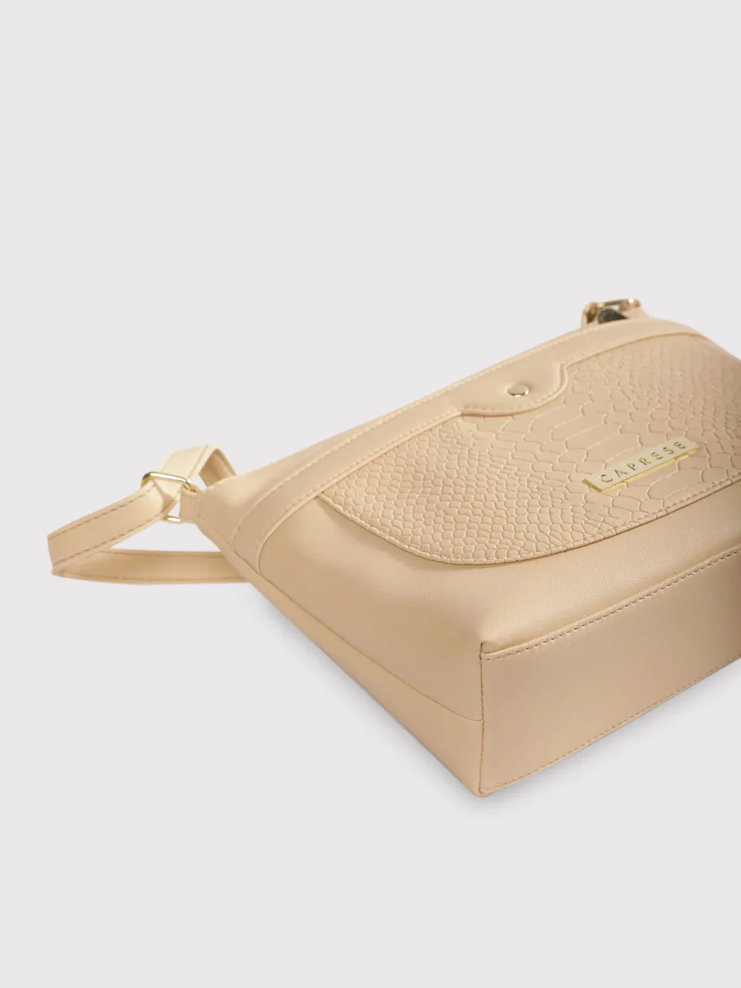 Caprese Vilano Small Beige Sling Bag - Image 6