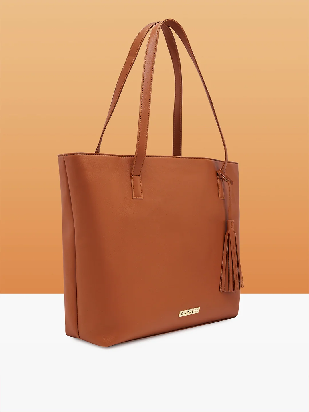 Caprese Vinci Medium Brown Tote Bag - Image 4