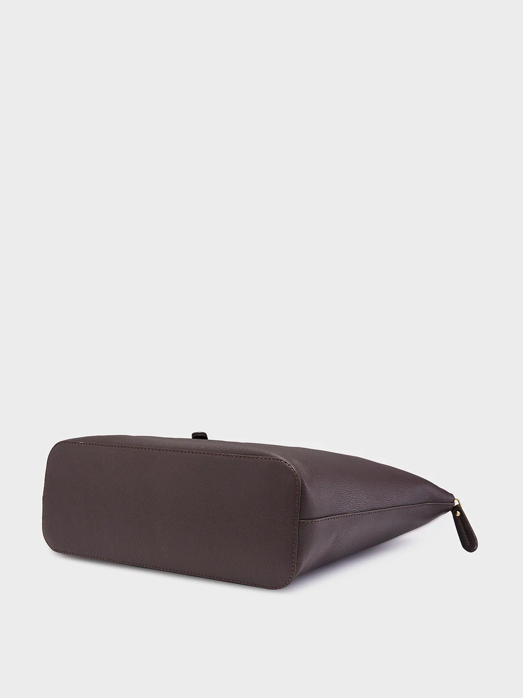 Caprese Viola Medium Dark Brown Satchel Bag - Image 4