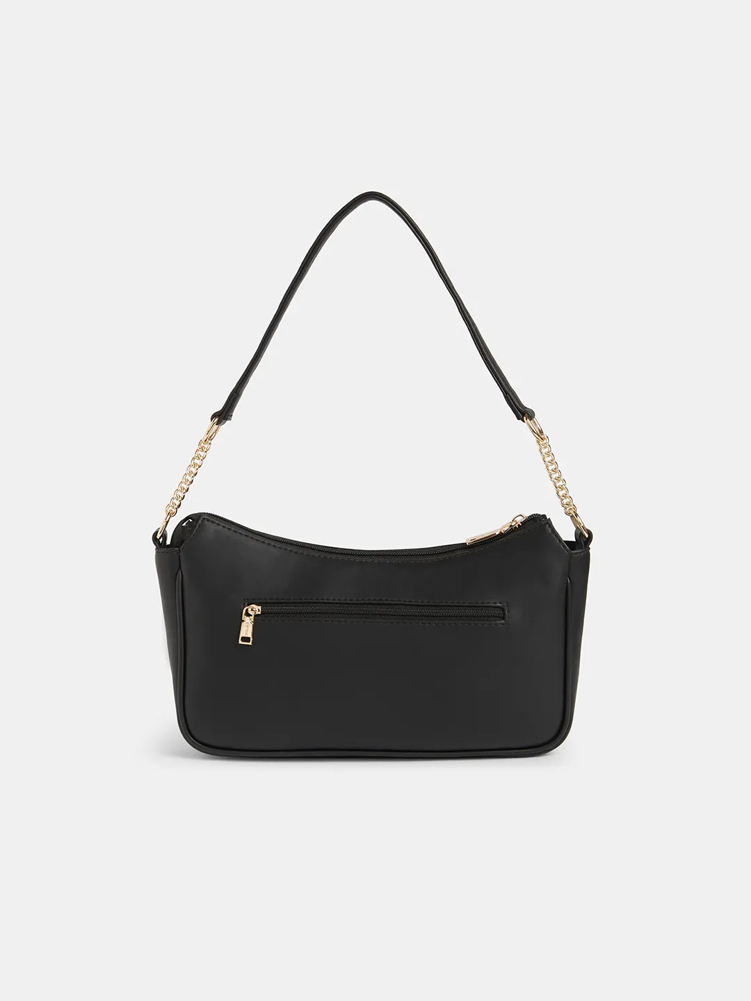 Caprese Visalia Medium Black Baguette Bag - Image 4