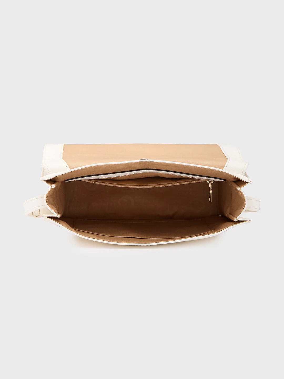 Caprese Vittoria Medium Off White Satchel Bag - Image 10