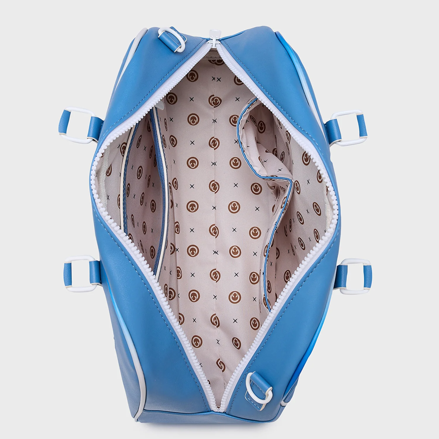 Caprese Vivian Large Blue Duffle Bag - Image 7