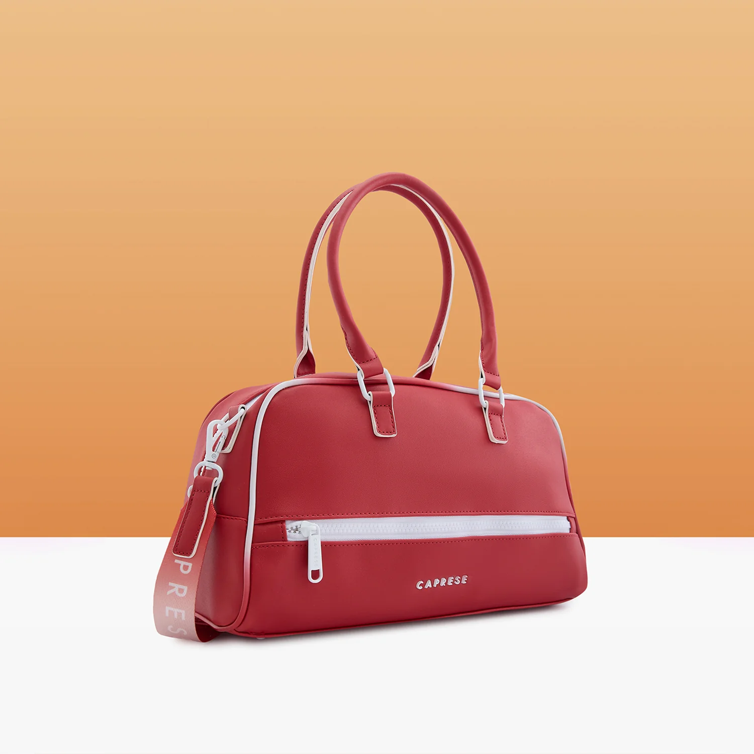 Caprese Vivian Large Red Duffle Bag - Image 3
