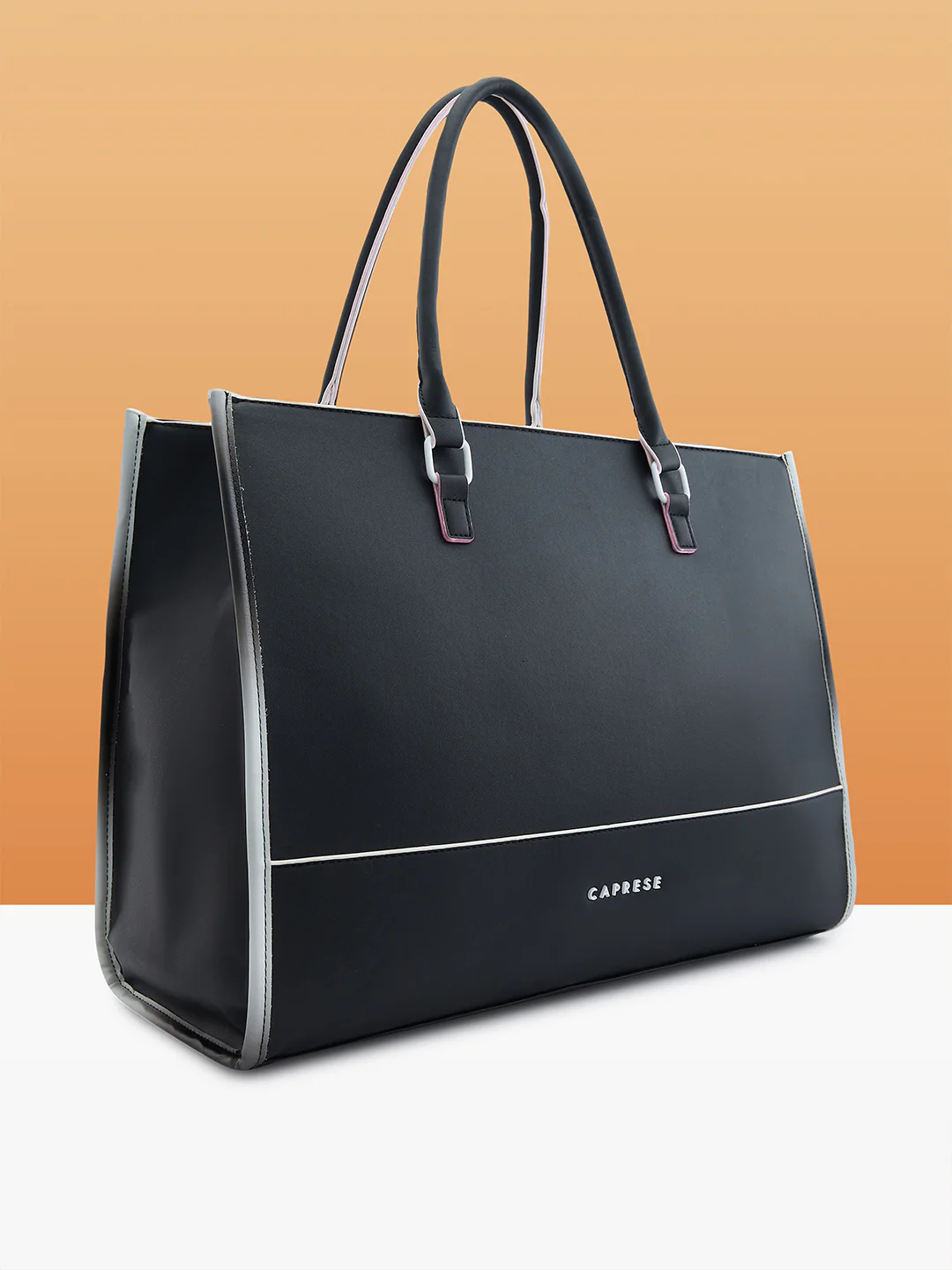 Caprese Vivian Large Black Tote Bag - Image 4