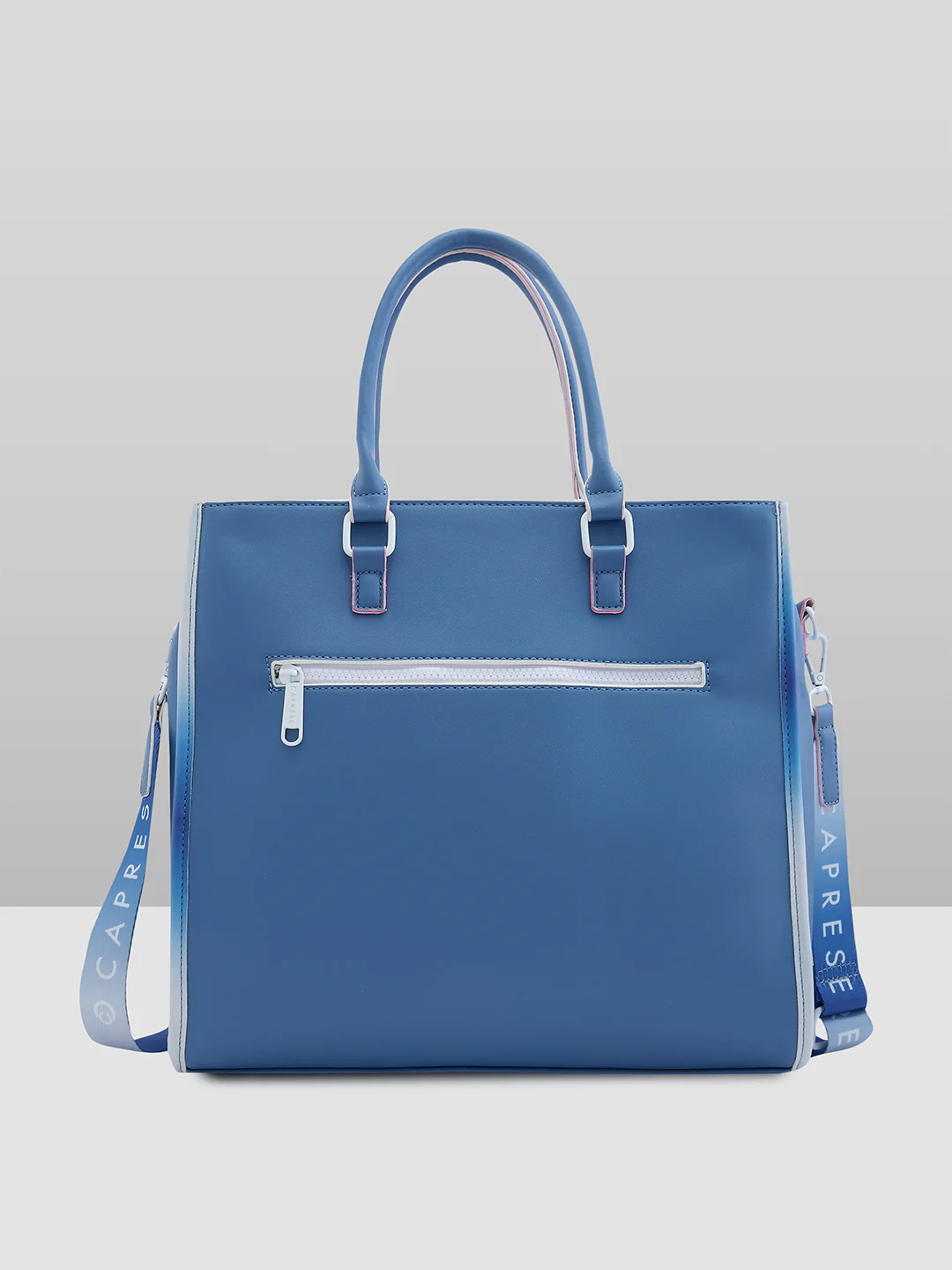 Caprese Vivian Medium Blue Tote Bag - Image 5