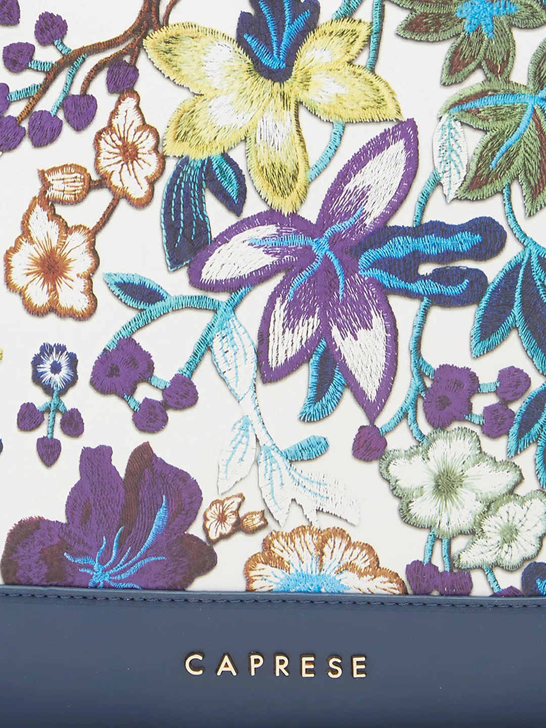 Caprese Wren Large Blue Satchel Bag - Image 3