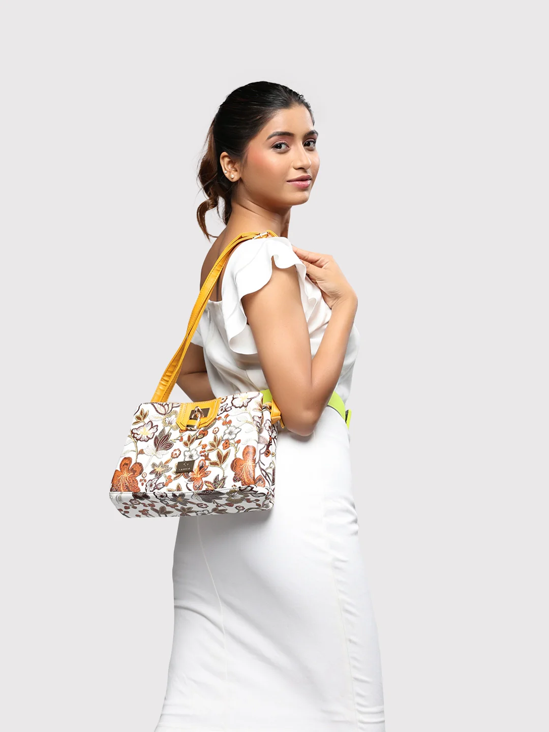 Caprese Wren Small Ochre Sling Bag - Image 2