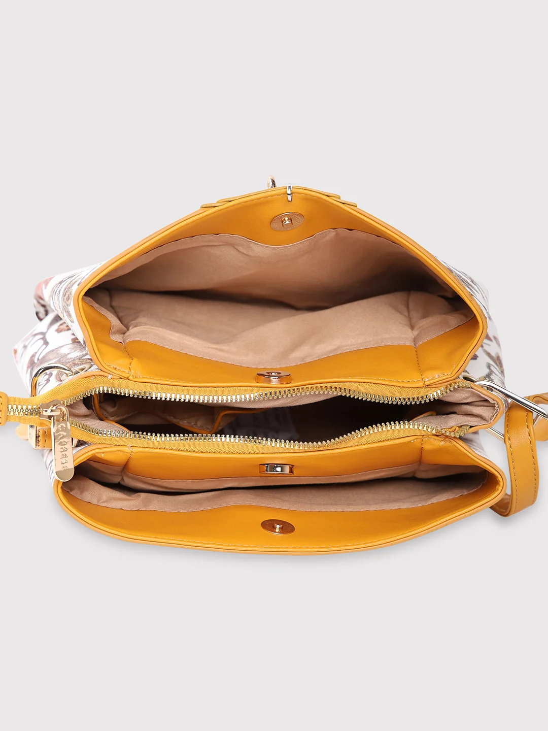 Caprese Wren Small Ochre Sling Bag - Image 8