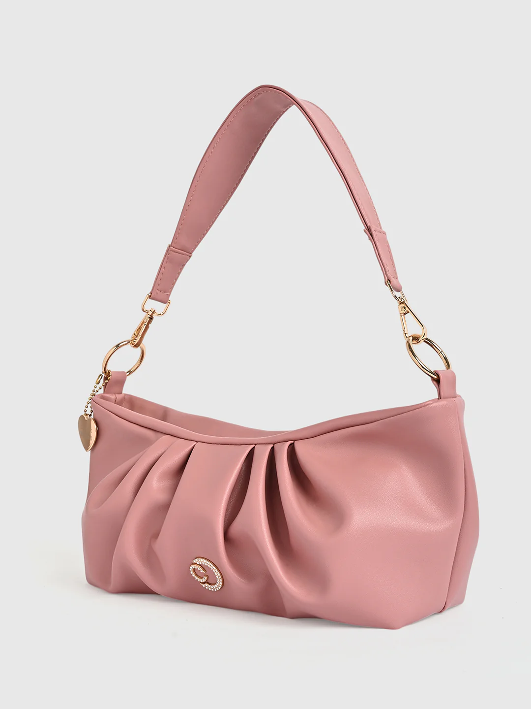 Caprese X Emily in Paris Tiara Medium Blush Sling Bag - Image 12