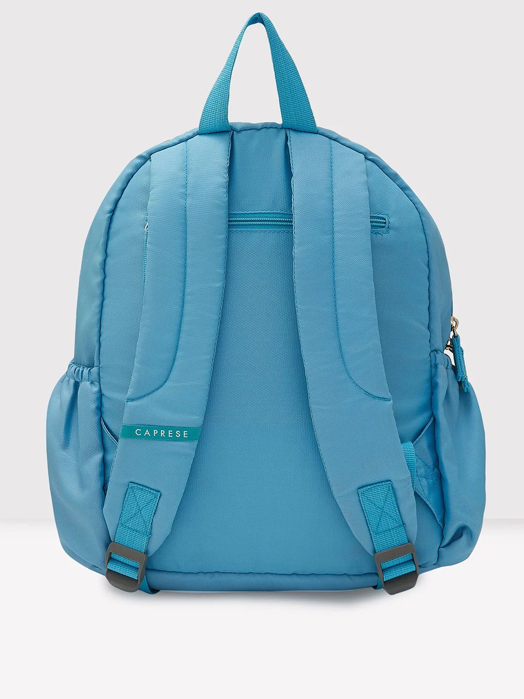 Caprese Xenia Medium Light Blue Printed Backpack - Image 3