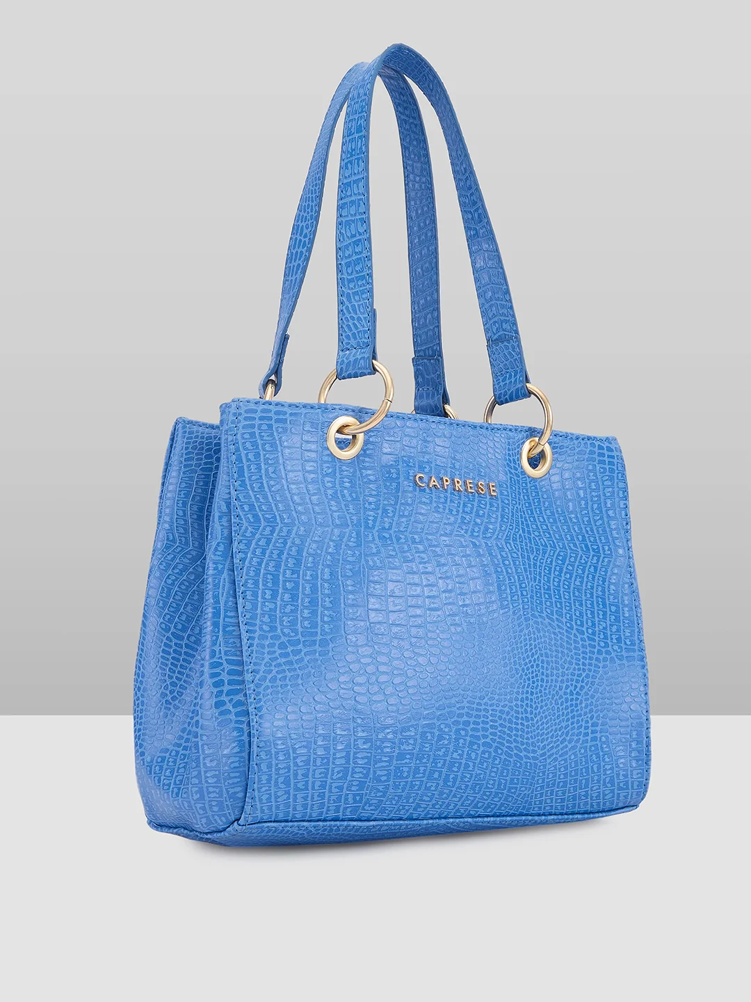 Caprese Yemi Small Blue Satchel Bag - Image 2