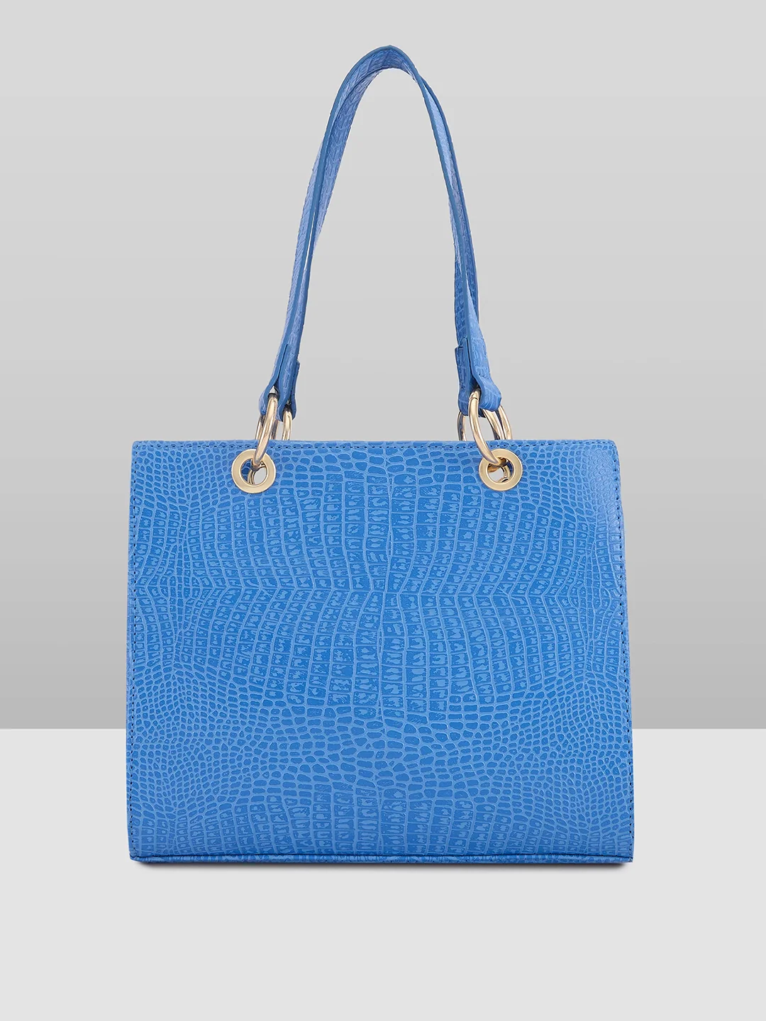 Caprese Yemi Small Blue Satchel Bag - Image 3