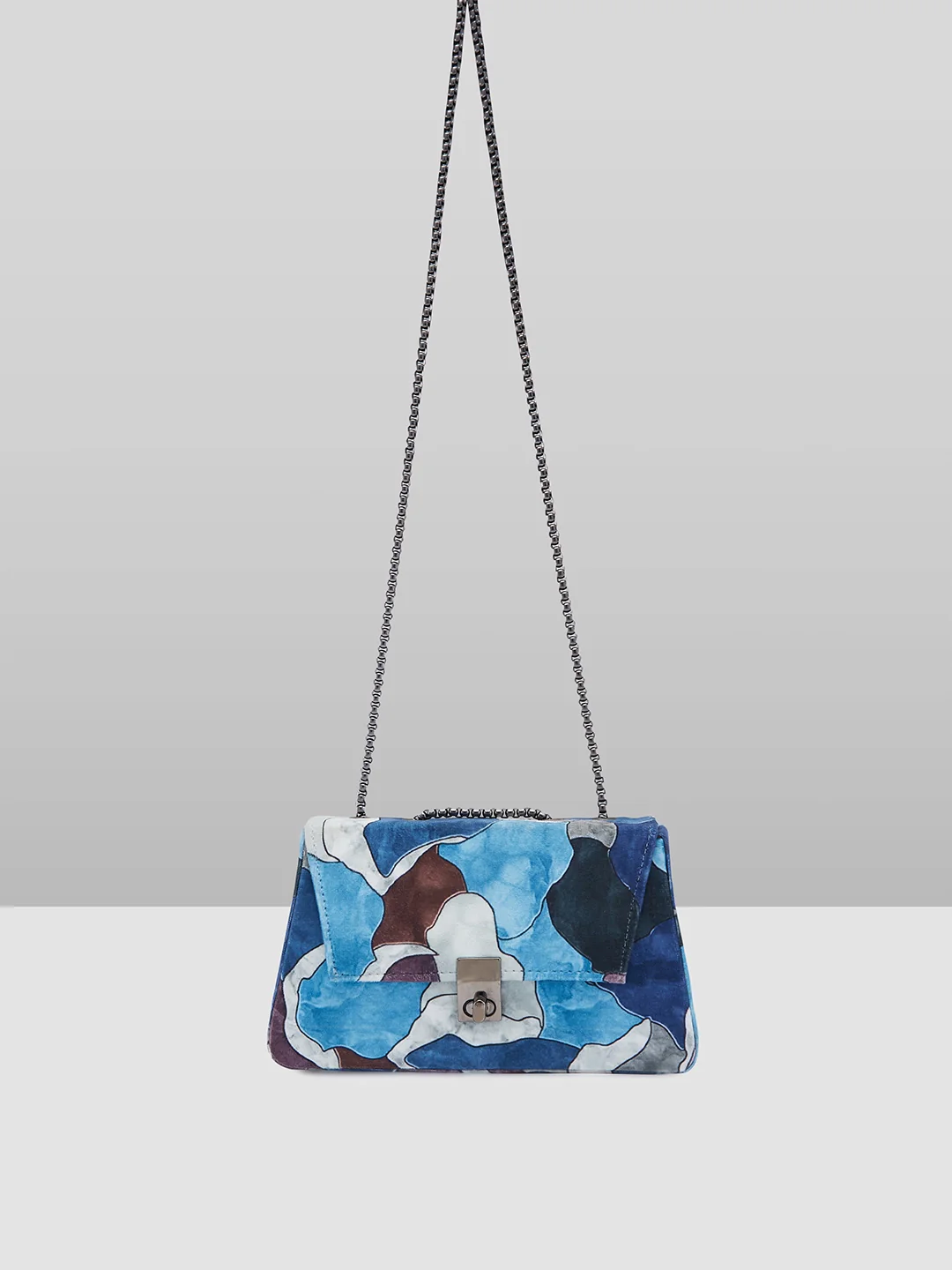 Caprese Yiko Medium Blue Sling Bag - Image 3