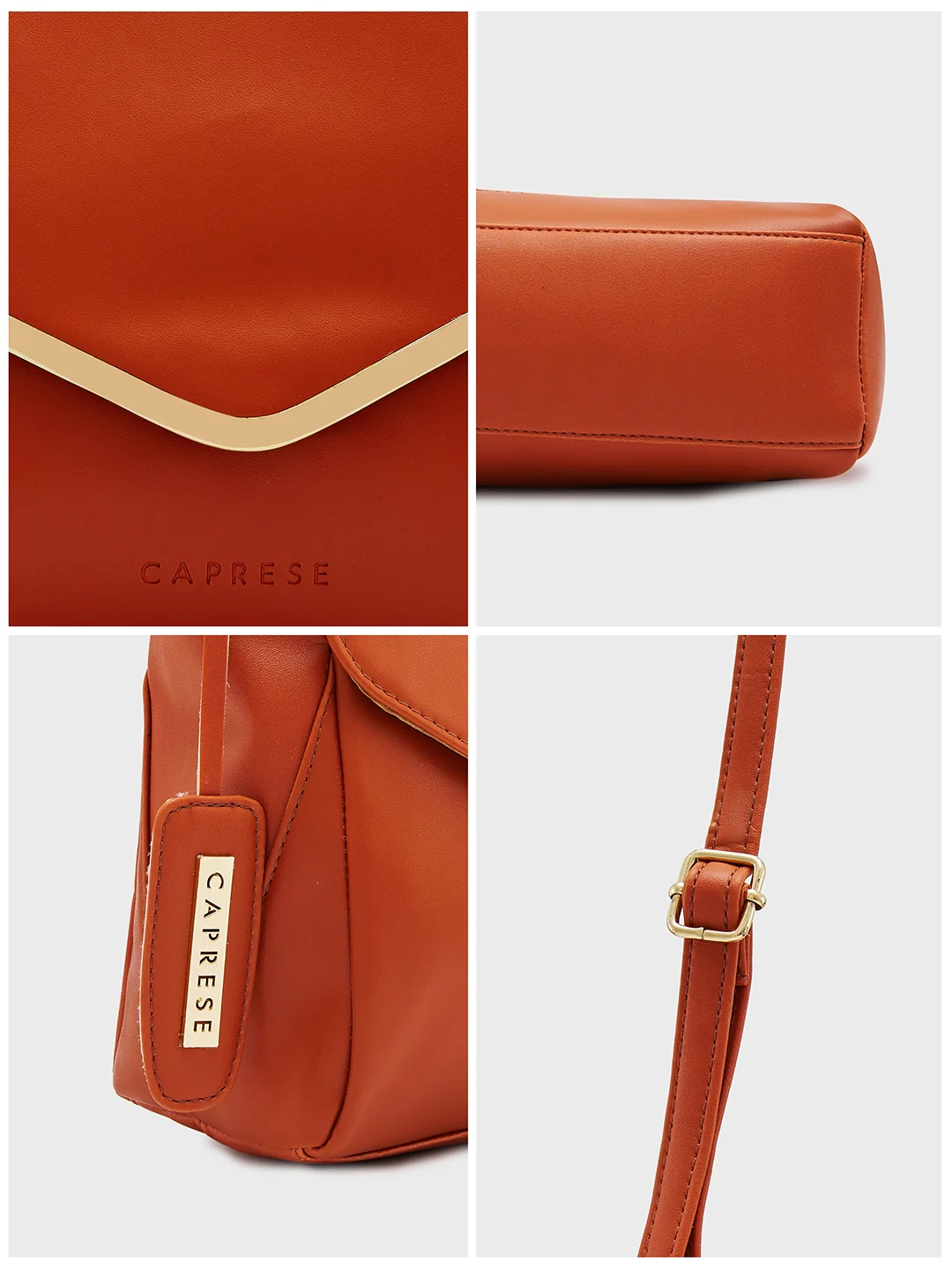 Caprese Yondella Medium Tan Sling Bag - Image 13