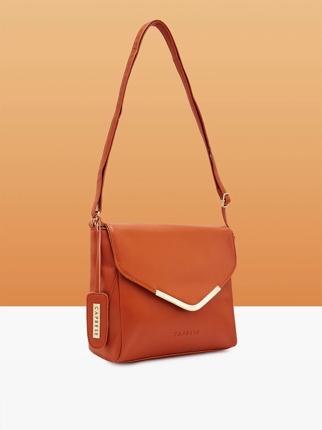 Caprese Yondella Medium Tan Sling Bag - Image 4