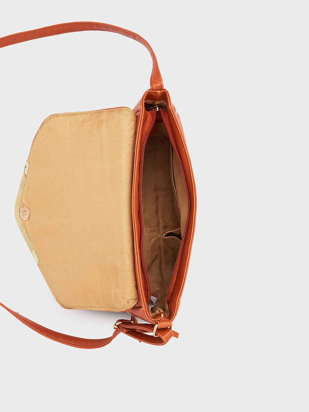 Caprese Yondella Medium Tan Sling Bag - Image 9