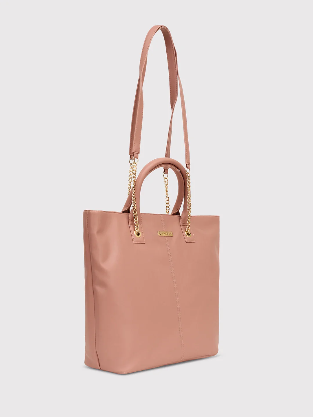 Caprese Yura Medium Soft Pink Tote Bag - Image 4